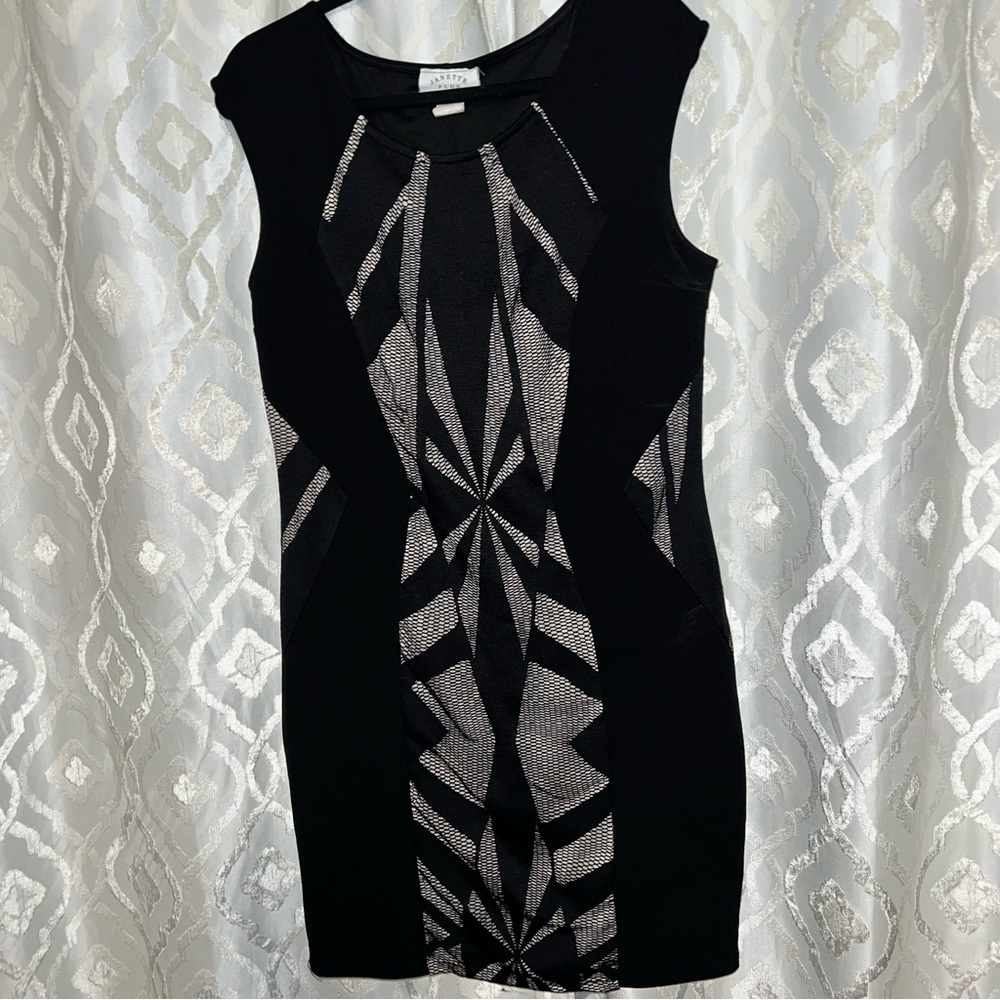 Janette Plus Black Mini Dress